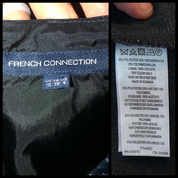 French Connection V-Neck Fit & Flare LBD - Picture 5 of 6